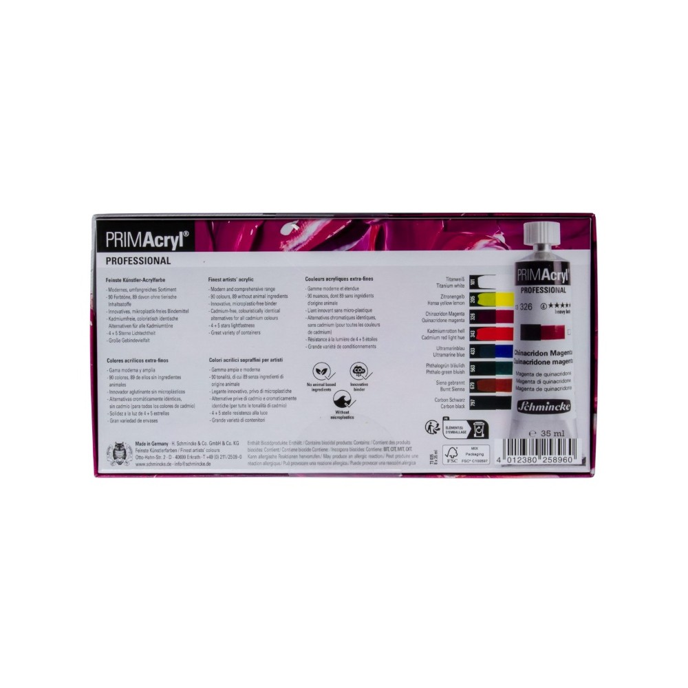 Schmincke Primacryl Artist Akrilik Boya Seti 8x35 ml