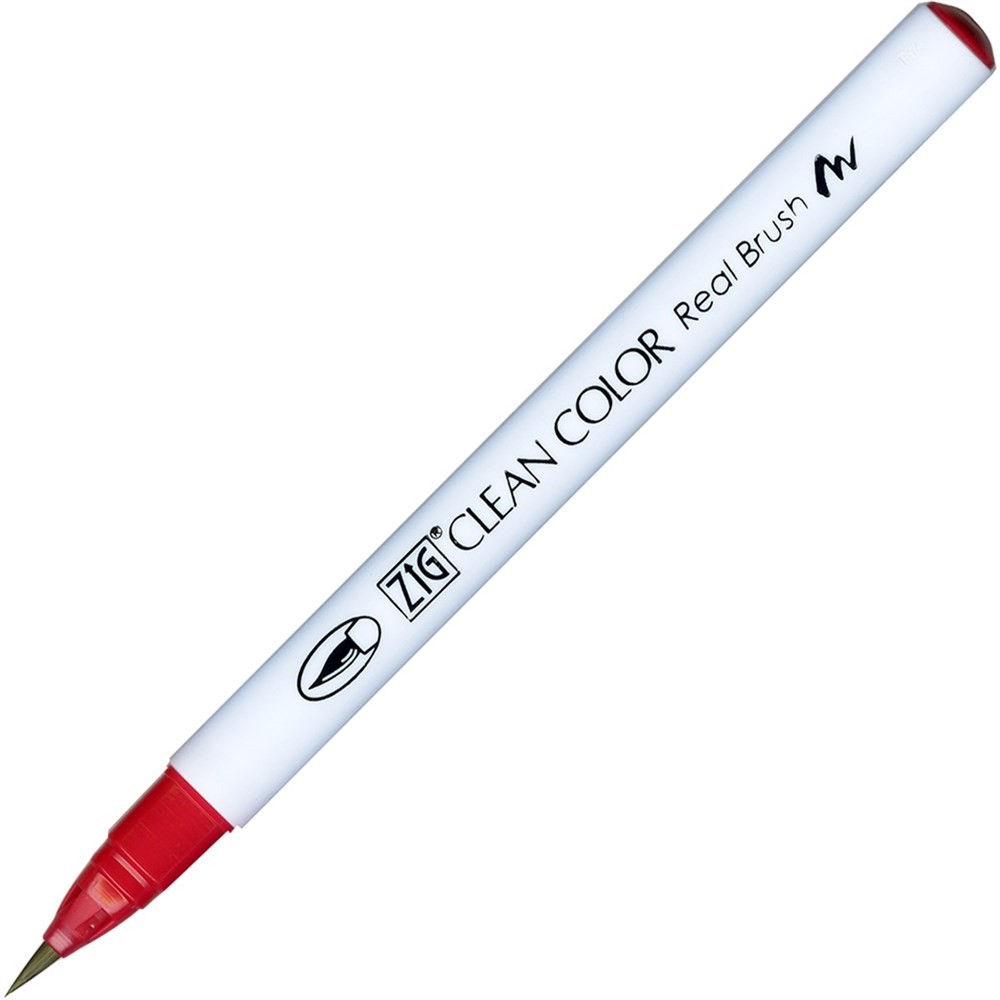 Zig Clean Color Real Brush Fırça Uçlu Marker Kalem 024 Wine Red