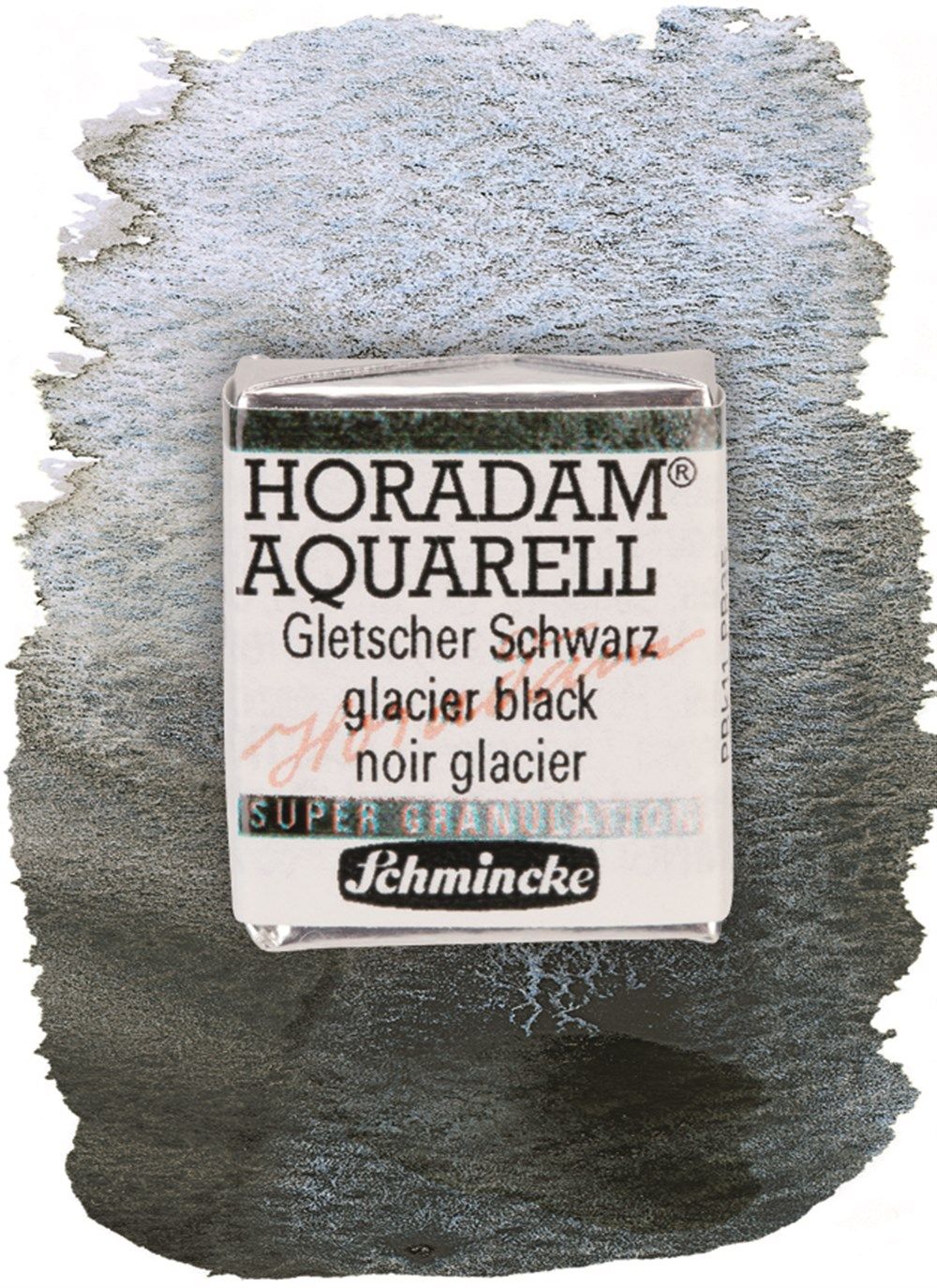 Schmincke Horadam Supergranulation Sulu Boya Glacier Black 1/2 Tab.