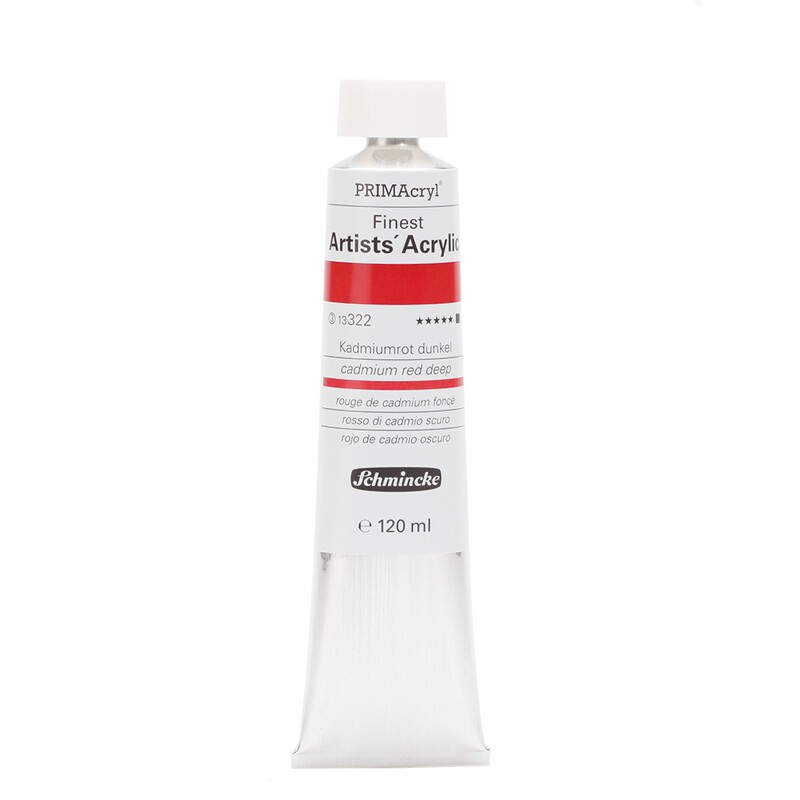 Schmincke Primacryl Artist Akrilik Boya Cadmium Red Deep 120 ml