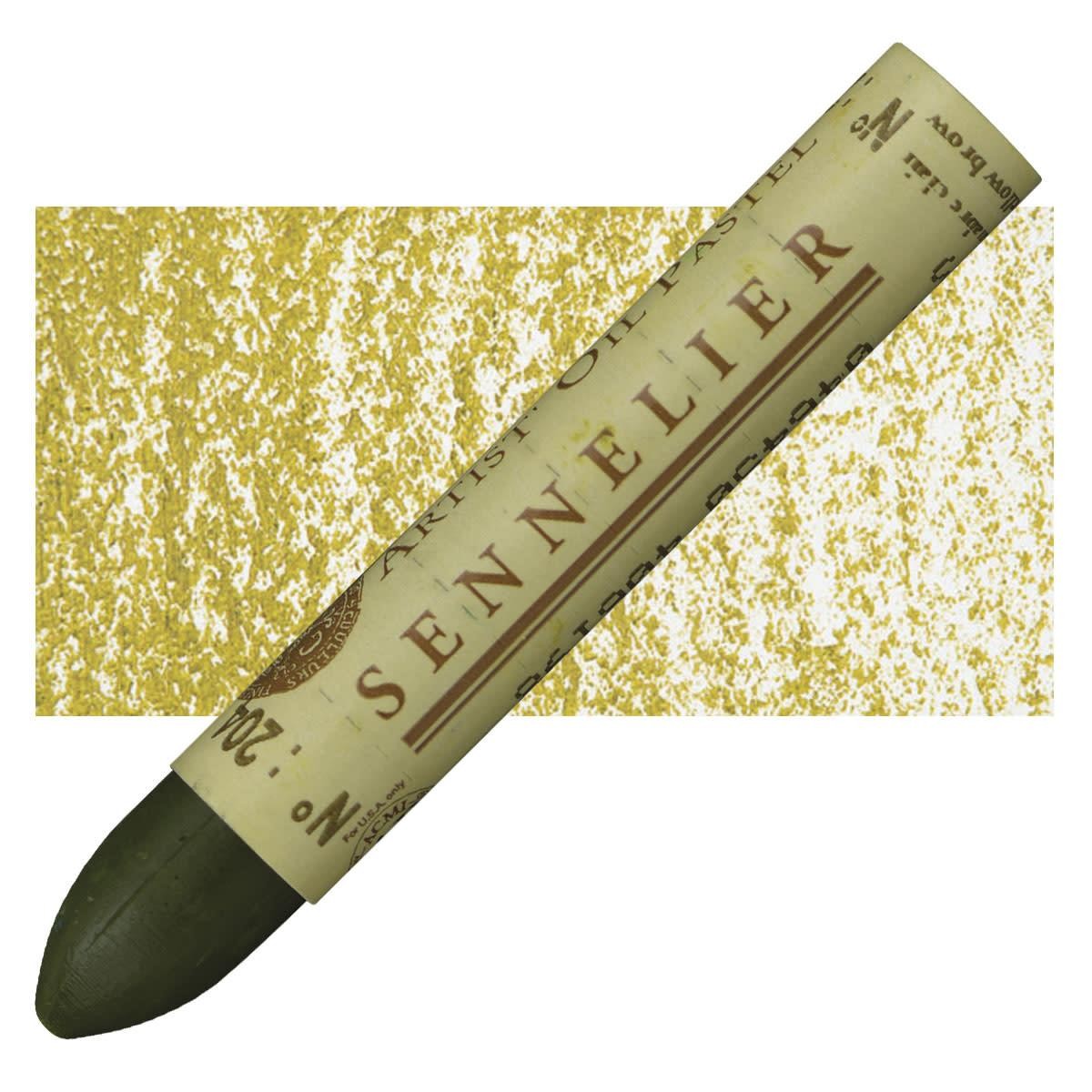 Sennelier Oil Pastel Cinnabar Yellow Brown No:204