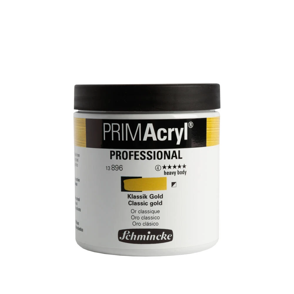 Schmincke Primacryl Artist Akrilik Boya 237 ml 896 Classic Gold Seri 4