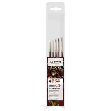 Da Vinci Colineo Kolinsky Sable Synthetic Fibre Miniature Painting Brush Set 4054