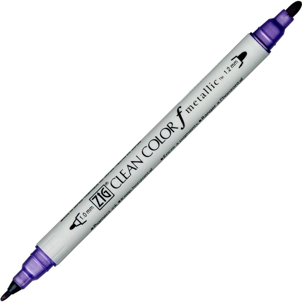 Zig Clean Color F Metalik Çift Uçlu Kalem 124 Violet
