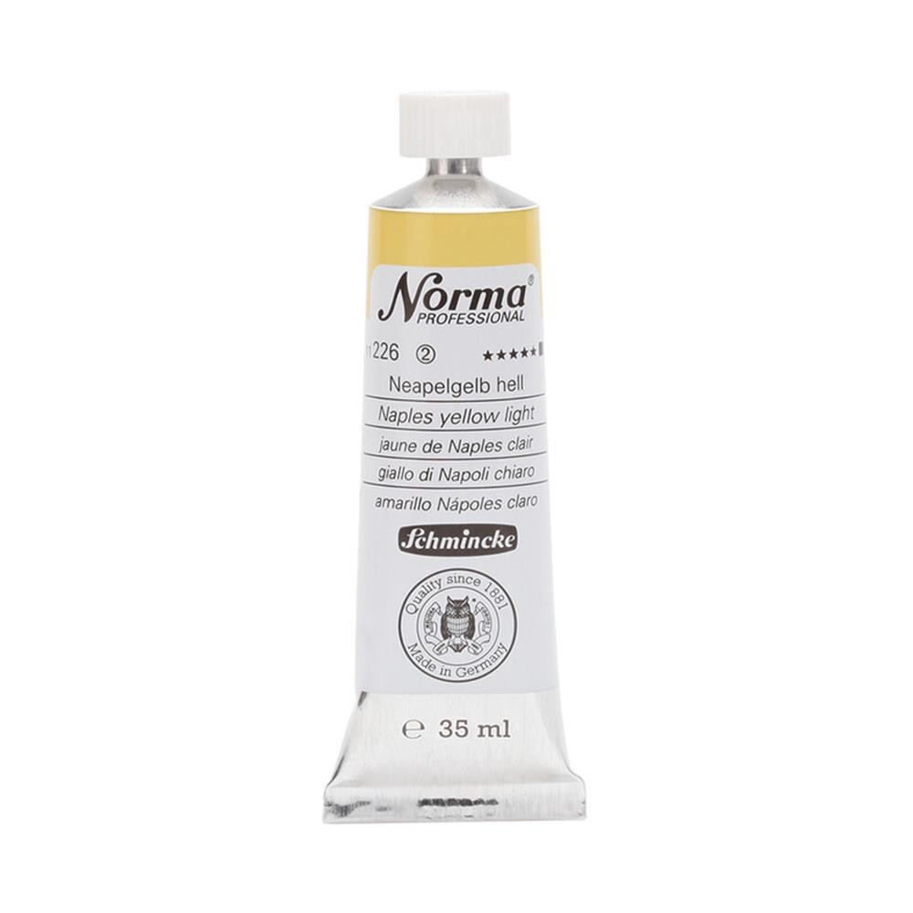 Schmincke Norma Profesyonel Naples Yellow Light 35 ml