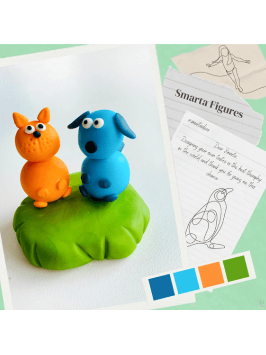 Smarta Kids Havayla Kuruyan Modelleme Hamuru 70gr Yeşil 38