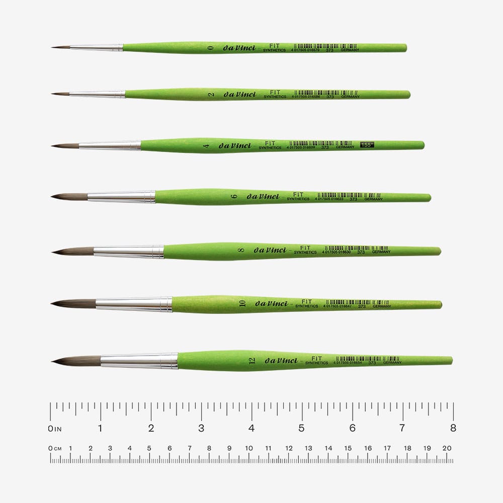 Da Vinci Fit Sentetik Yuvarlak Uçlu Çok Amaçlı Fırça Seri 373 No:2