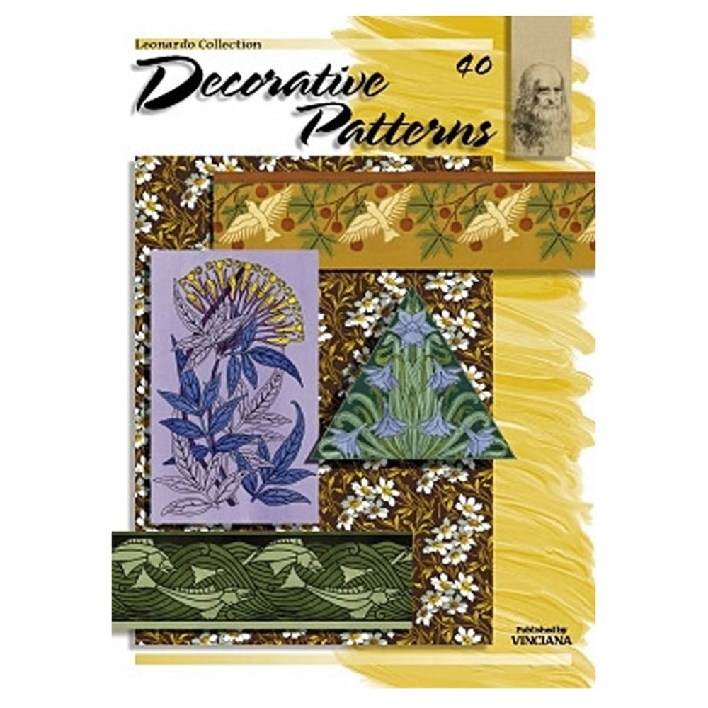 Leonardo Collection Desen Kitabı Dekorative Patterns N: 40 Dekoratif Desenler N: 40