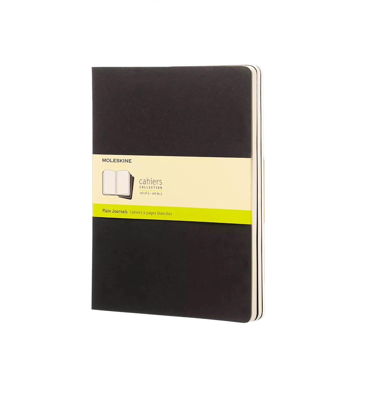 Moleskine Cahiers Journals Çizgili Defter 19x25 120 Sayfa Black 3'lü Set