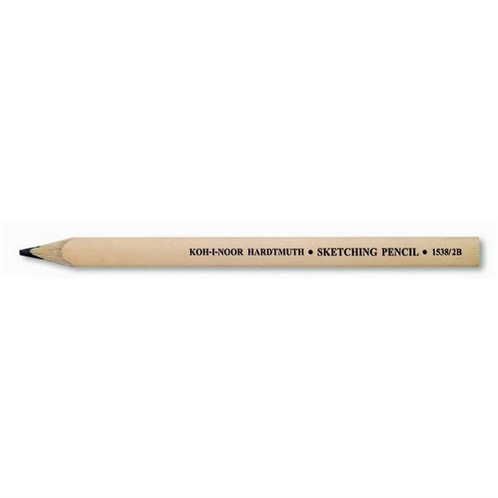 Koh-i Noor Carpenter Pencil Short 1538 N 2B