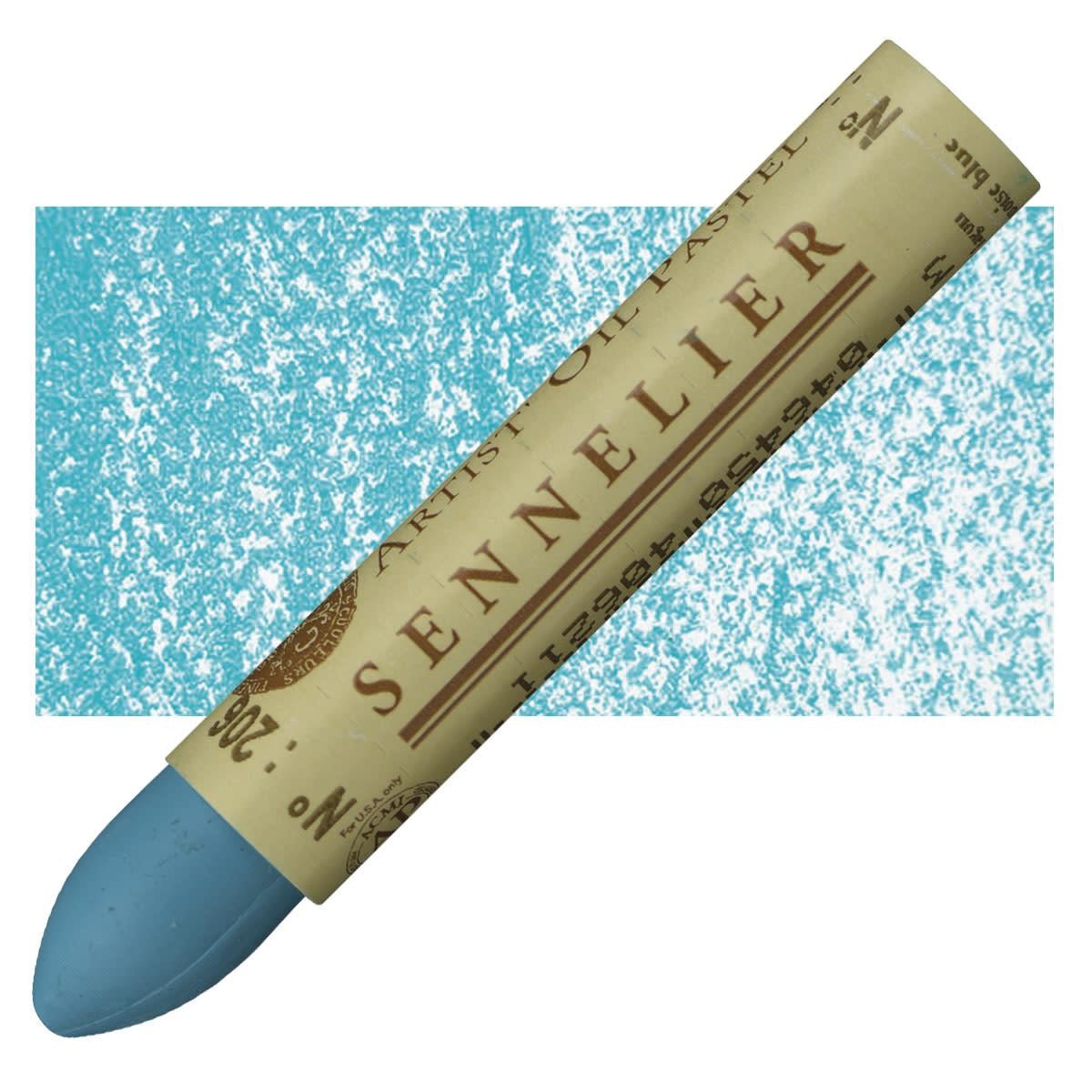 Sennelier Oil Pastel Blue Turquoise No:206
