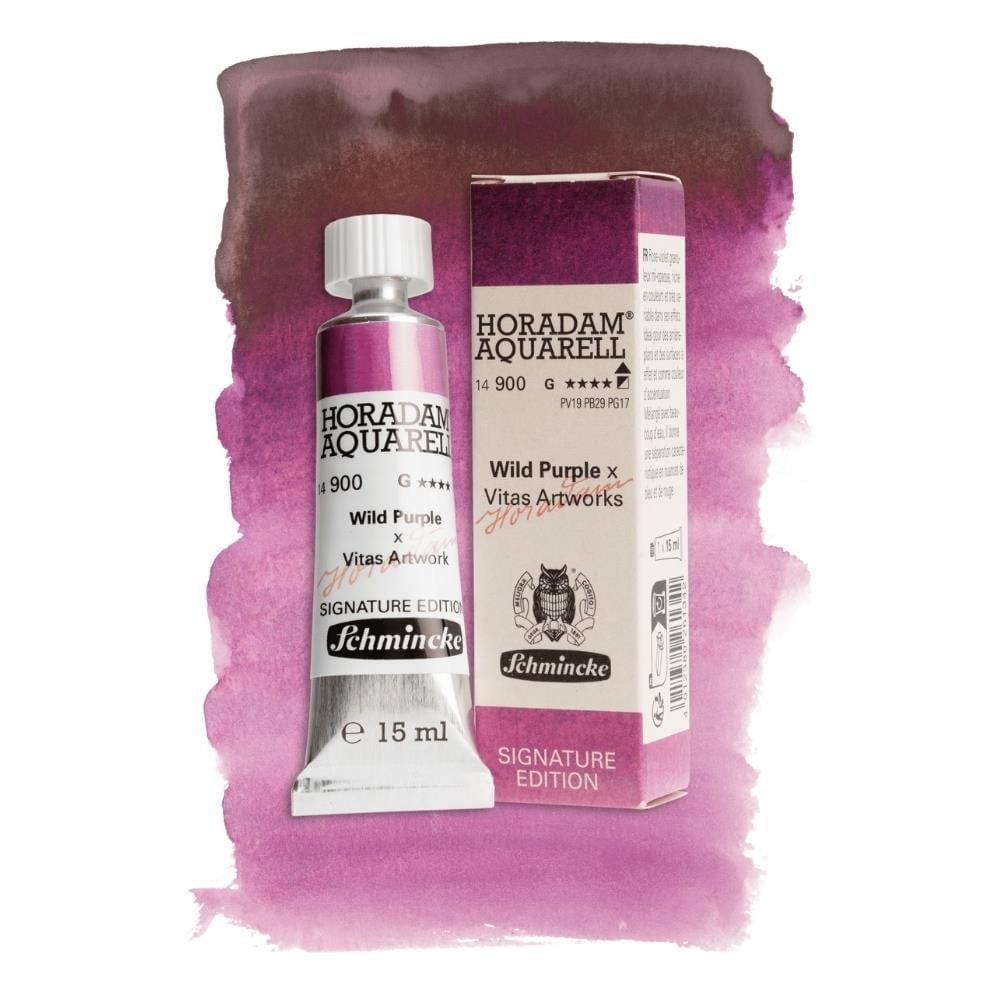 Schmincke Horadam Aquarell Signature Edition Özel Renkler Wild Purple 15 ml Tüp 900