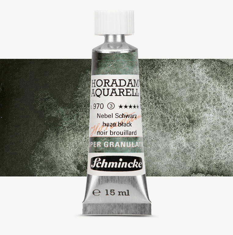 Schmincke Horadam Supergranulation Sulu Boya Haze Black 1/2 Tab.