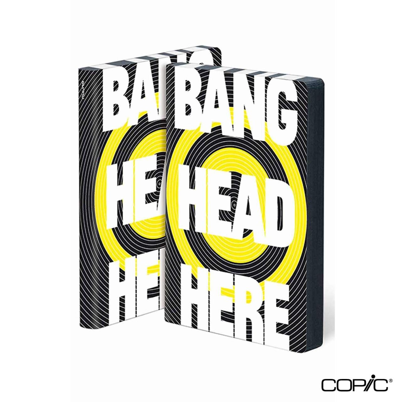 Nuuna Noktalı Premium Defter Bang Head Here A5 120 gr 256 Sayfa