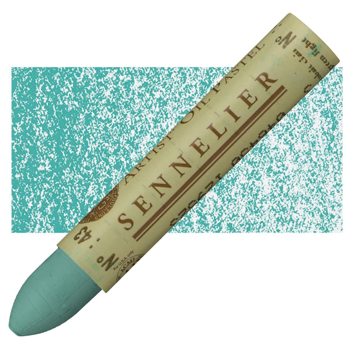 Sennelier Oil Pastel Cobalt Green Light No:043