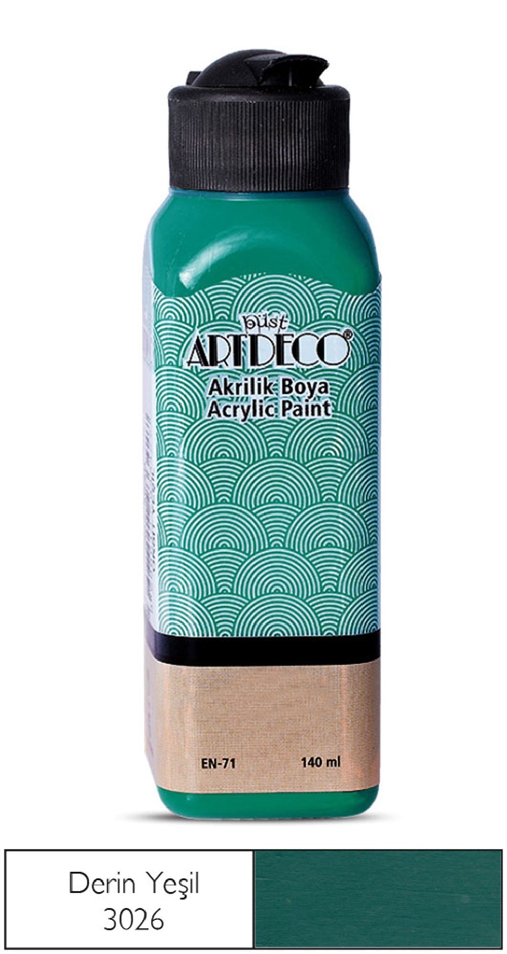 Artdeco Akrilik Boya 140 ml 3026 Derin Yeşil