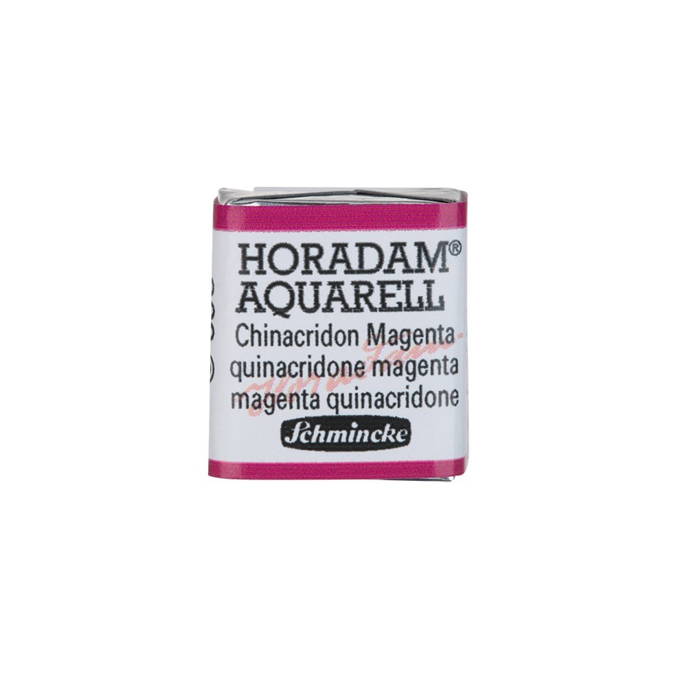 Schmincke Horadam Aquarell Artist Sulu Boya Quinacridone Magenta 1/2 Tab.