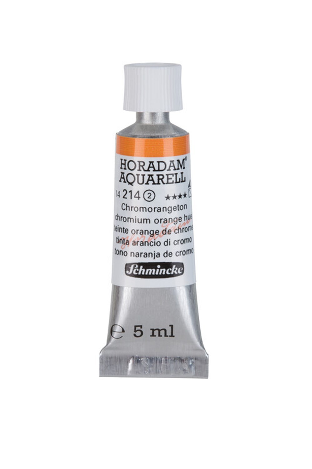 Schmincke Horadam Aquarell Suluboya 5 Ml Tüp 214 Chromium Orange Hue