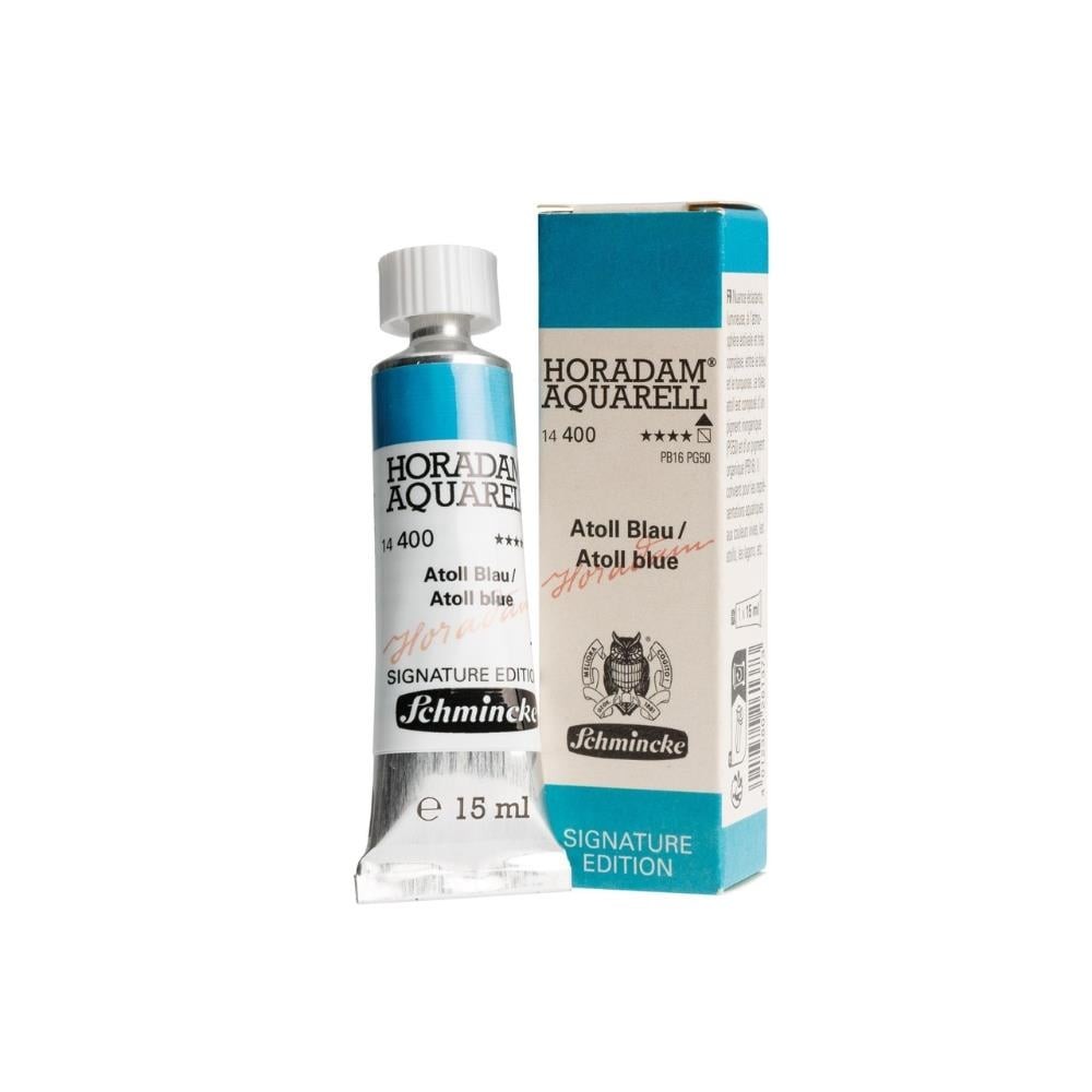 Schmincke Horadam Aquarell Signature Edition Özel Renkler Atoll Blue 15 ml Tüp 400