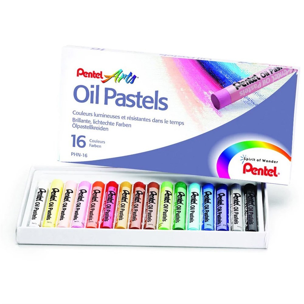 Pentel Yağlı Pastel Boya Seti 16lı