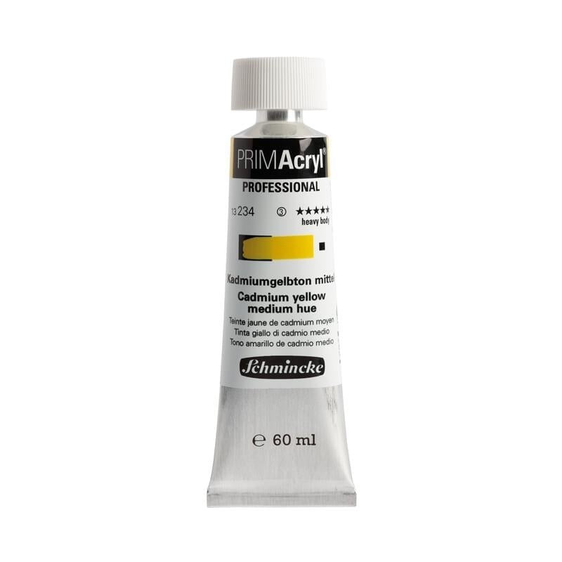Schmincke Primacryl Artist Akrilik Boya 234 Cadmium Yellow Medium Hue 60 ml