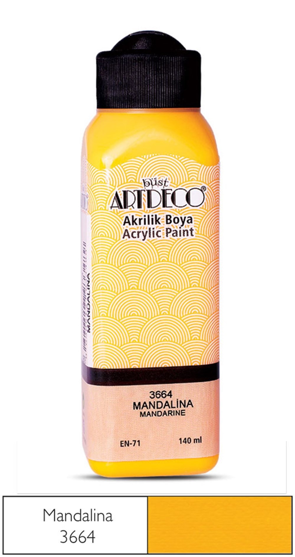 Artdeco Akrilik Boya 140 ml 3664 Mandalina