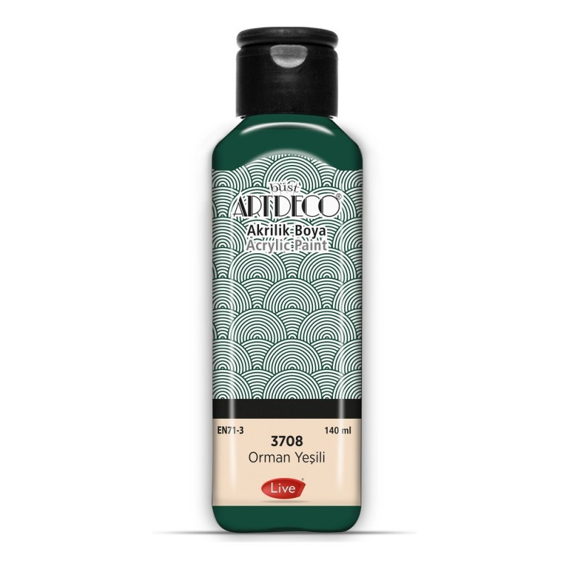 Artdeco Akrilik Boya 140 ml 3708 Orman Yeşili