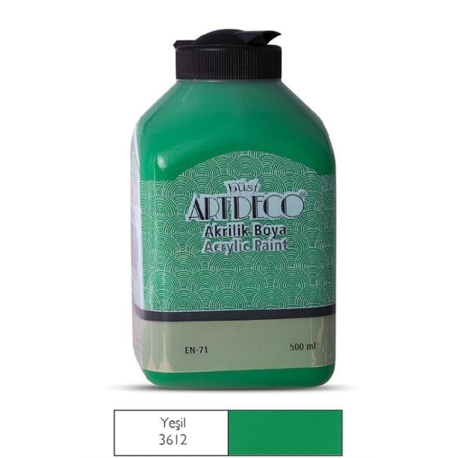 Artdeco Akrilik Boya 500 ml Yeşil 3612