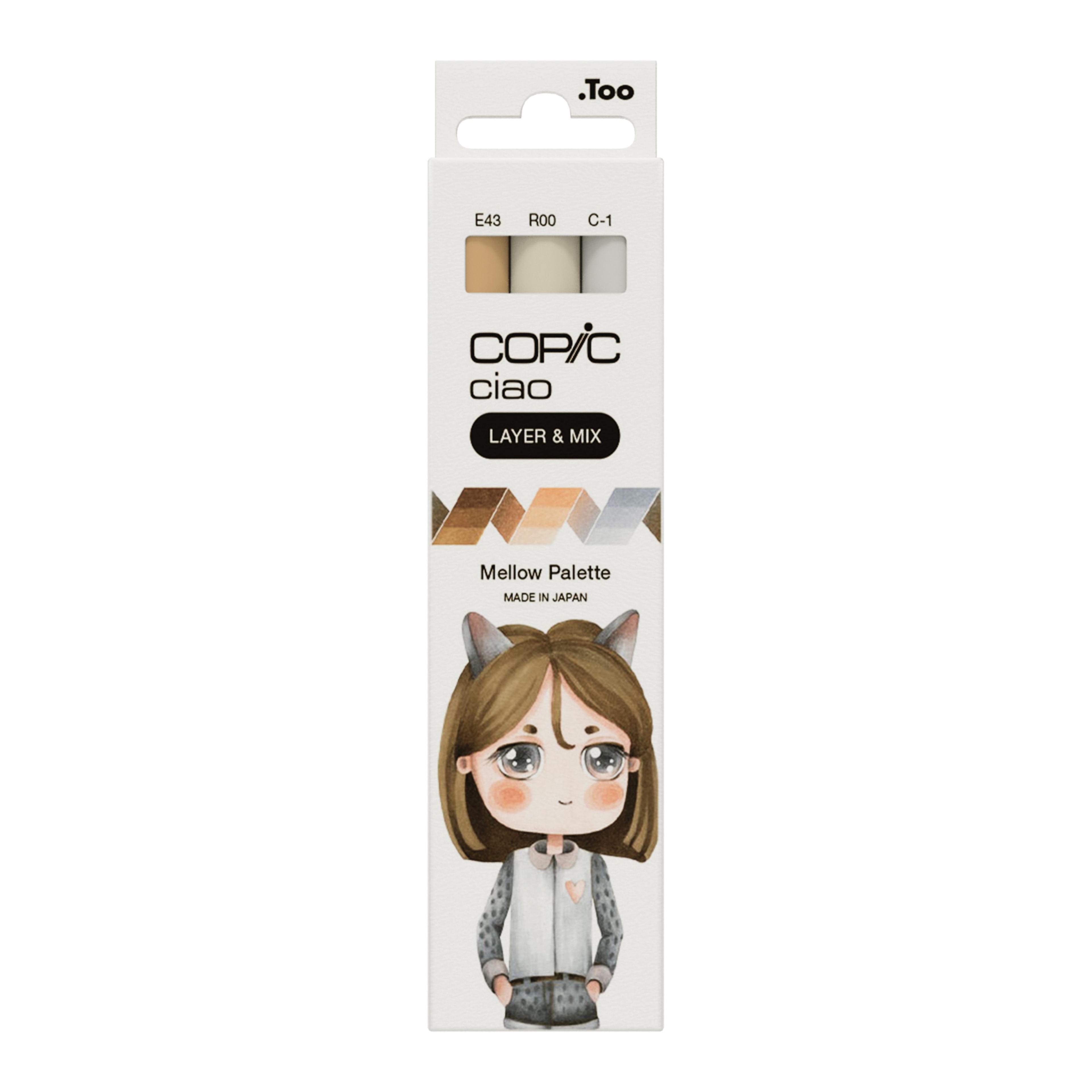 Copic Ciao 3'lü Layer Mix Set Mellow Palette