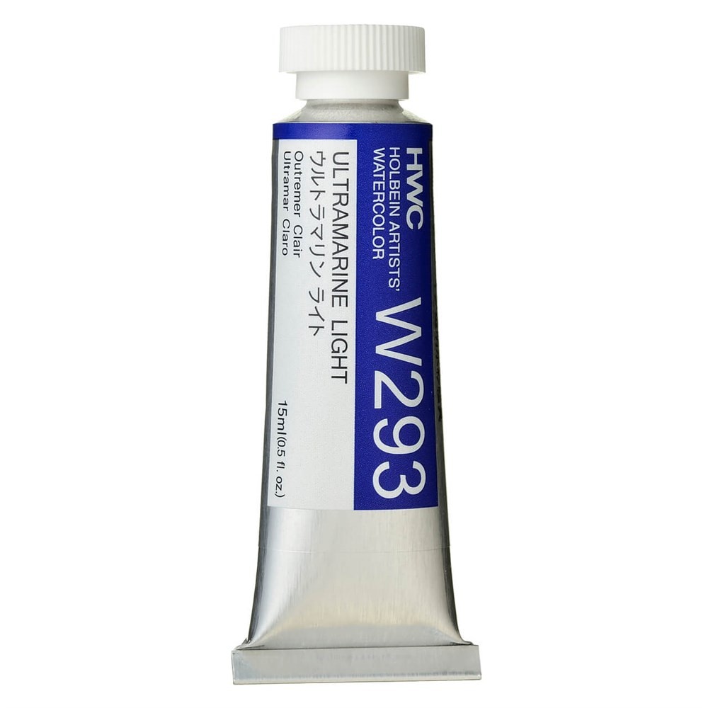 Holbein Watercolour Paint 15ml Ultramarine Light W293