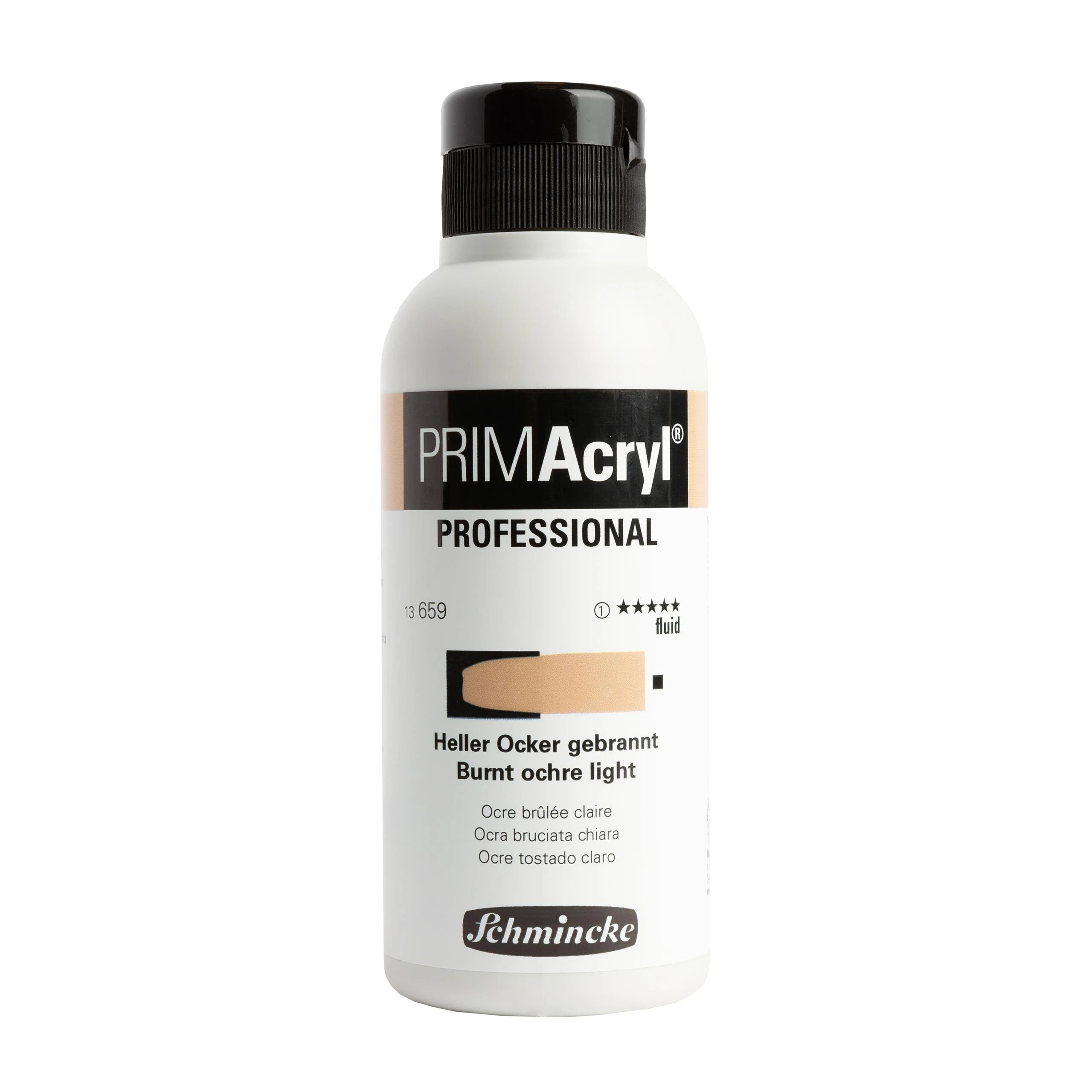 Schmincke Primacryl Artist Akrilik Boya 250 ml Seri 1 659 Burnt Ochre Light Fluid