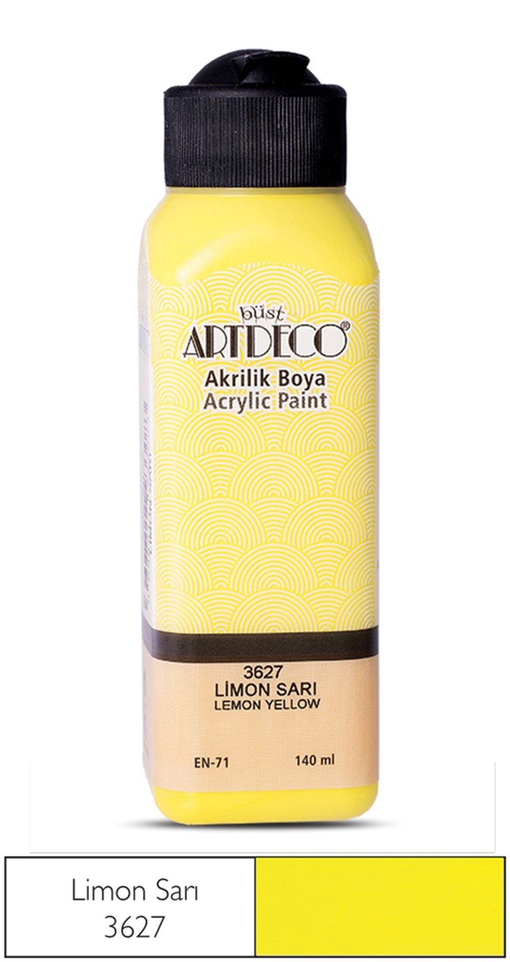 Artdeco Akrilik Boya 140 ml 3627 Limon Sarı