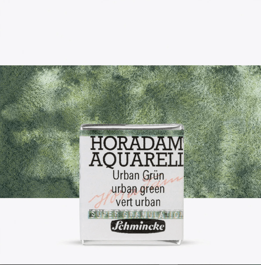 Schmincke Horadam Supergranulation Sulu Boya Urban Green 1/2 Tab.