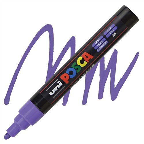 Uni Posca Pc-5M Boyama Markörü 1.8-2.5 mm Leylak