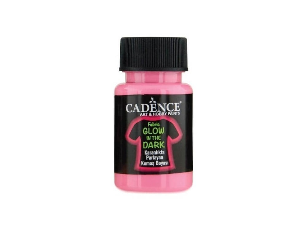 Cadence Karanlıkta Parlayan Kumaş Boyası 50 ml 04 Pembe