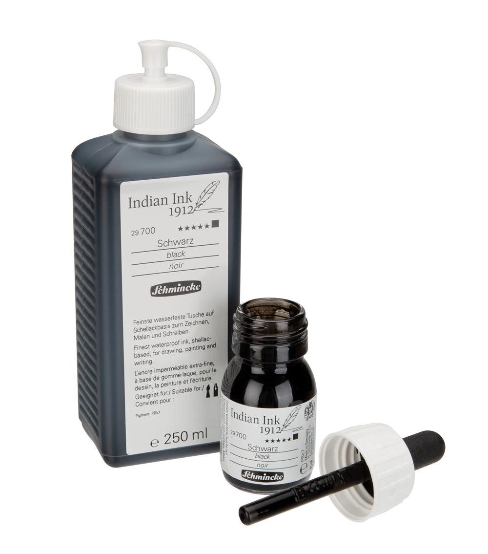 Schmincke Indian Ink 250 ml Black