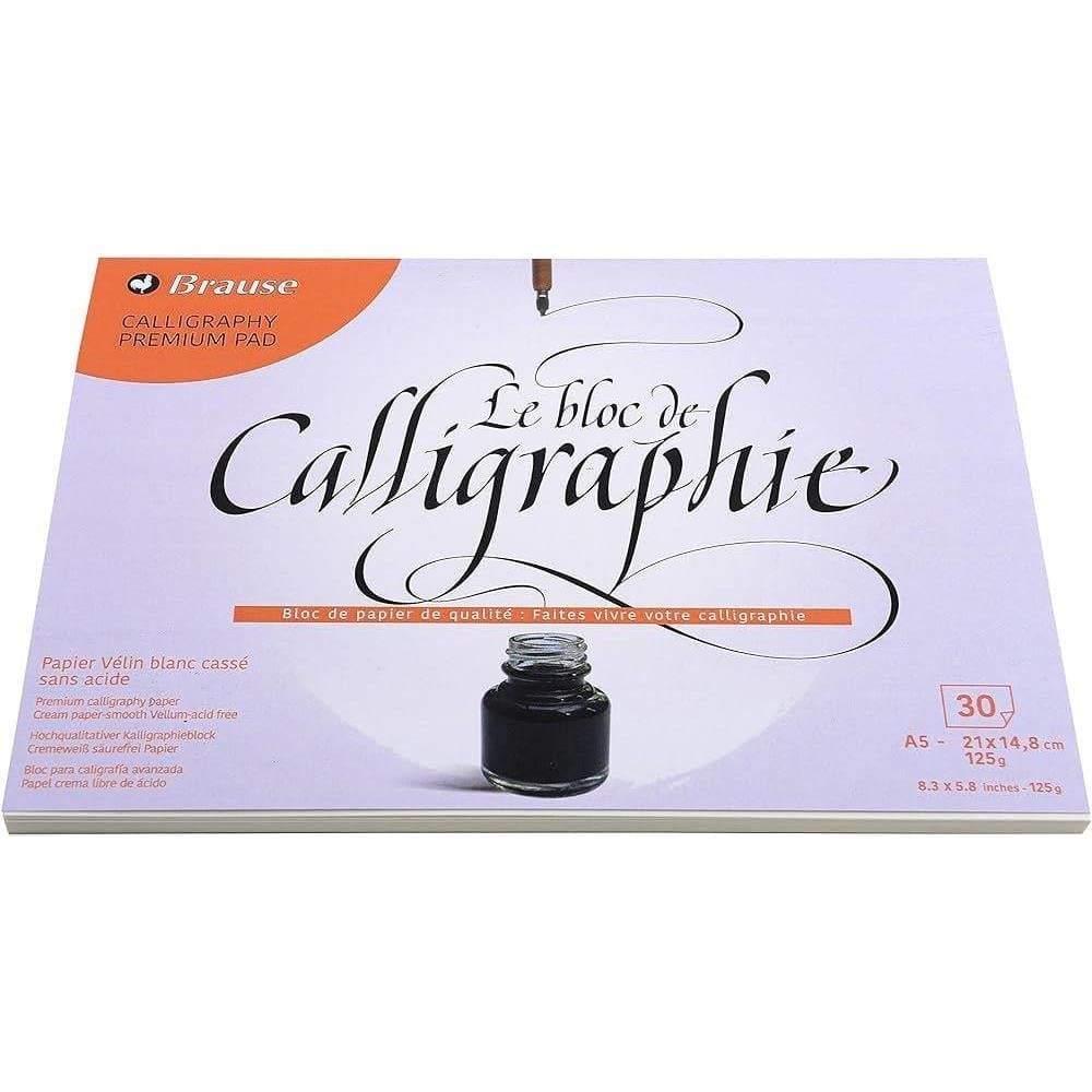 Brause Calligraphy Permium Pad 125 gr A5 30 Yaprak