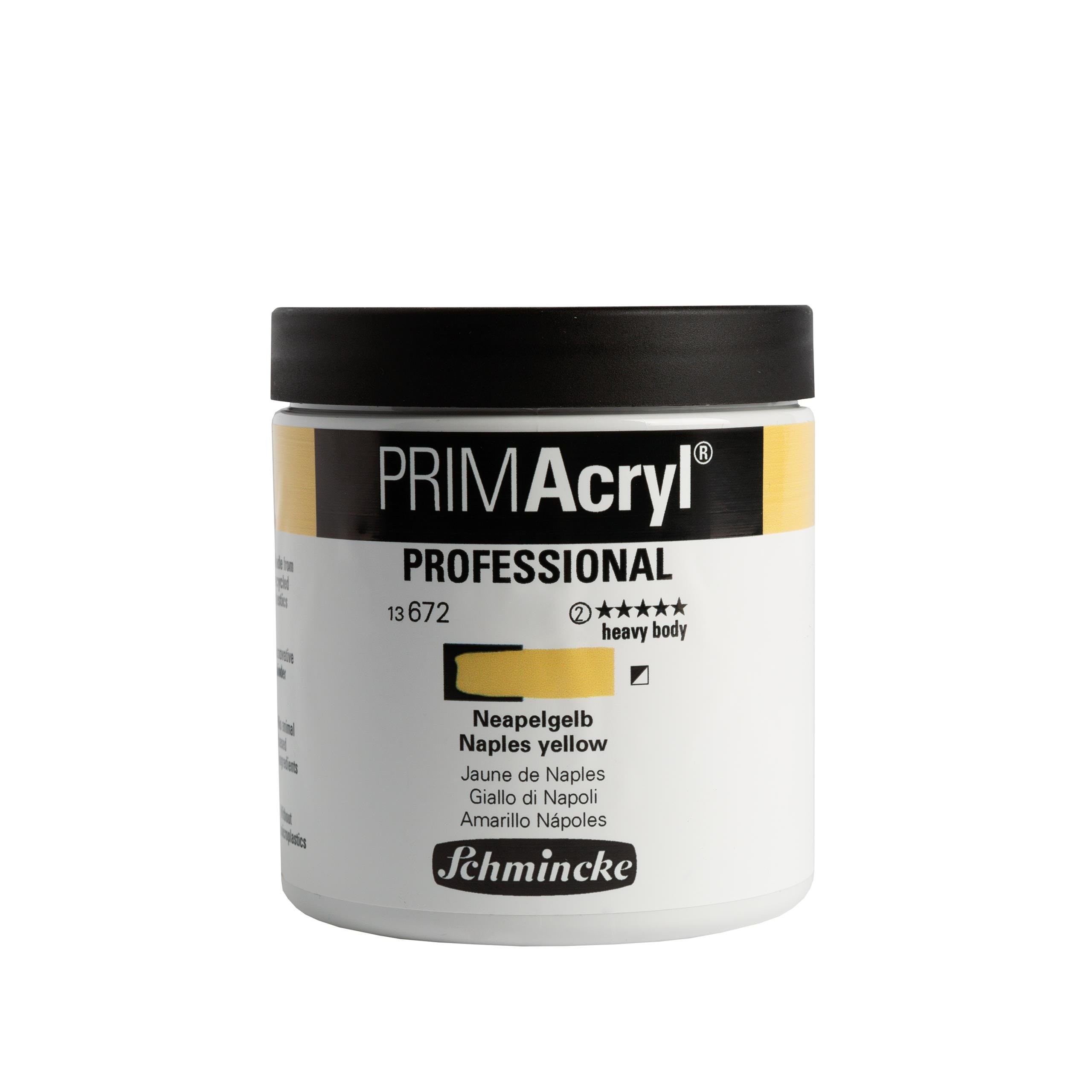 Schmincke Primacryl Artist Akrilik Boya 237 ml Seri 2 672 Naples Yellow