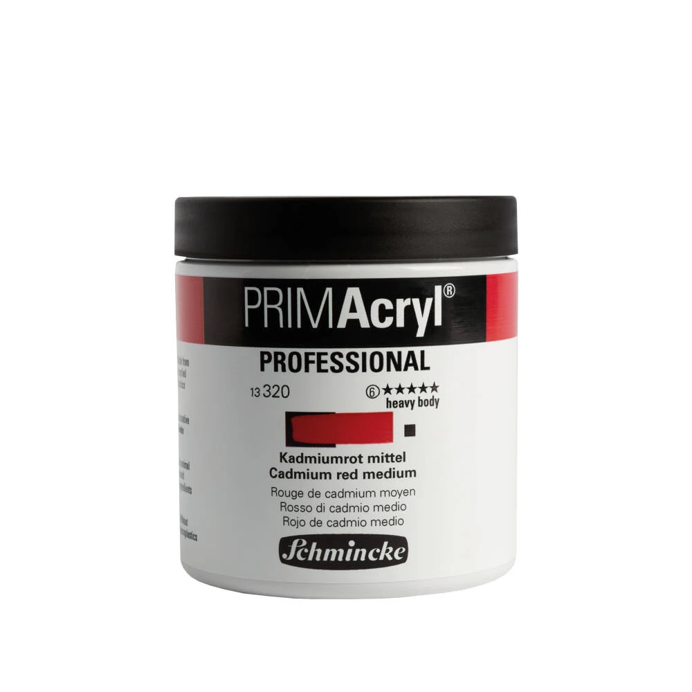 Schmincke Primacryl Artist Akrilik Boya 237 ml 320 Cadmium red medium Seri 6