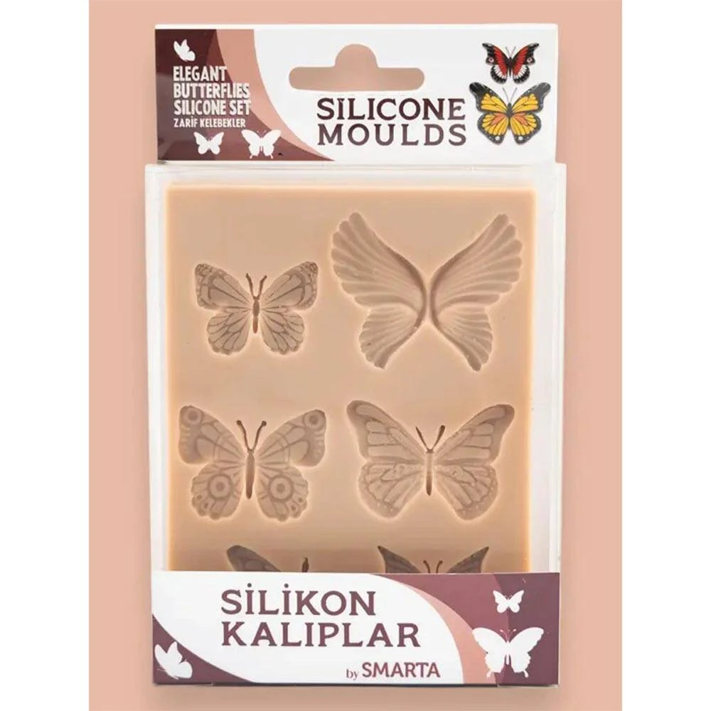 Smarta Silikon Kalıp Zarif Kelebekler SK1013100