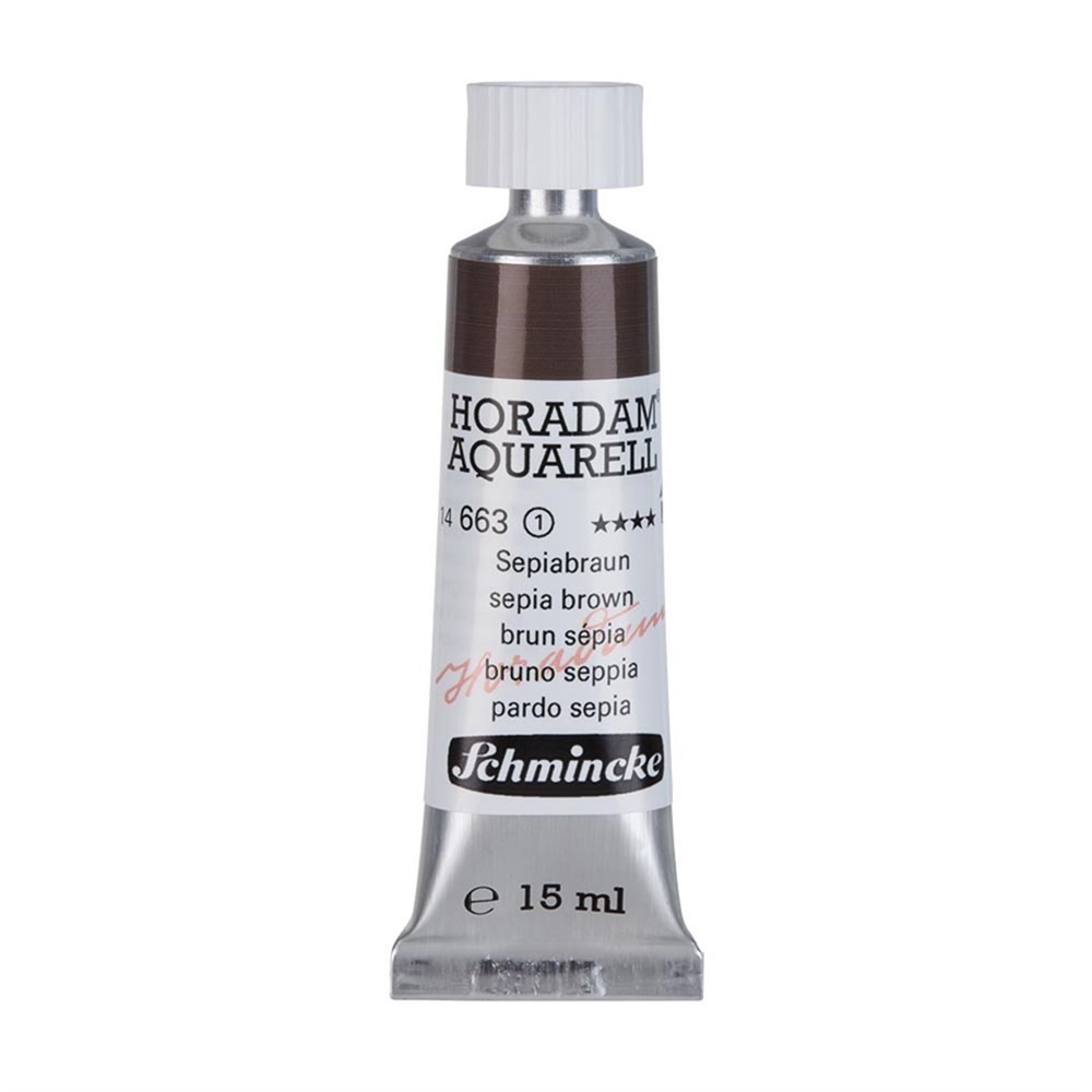 Schmincke Horadam Aquarell Artist Sulu Boya 15 ml Tüp Seri 1 663 Sepia Brown