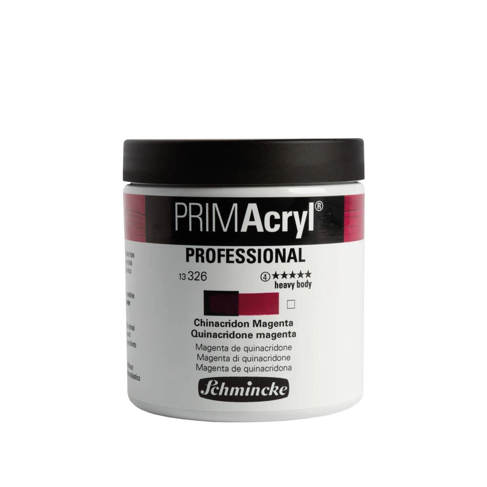 Schmincke Primacryl Artist Akrilik Boya 237 ml 326 Quinacridone magenta Seri 4