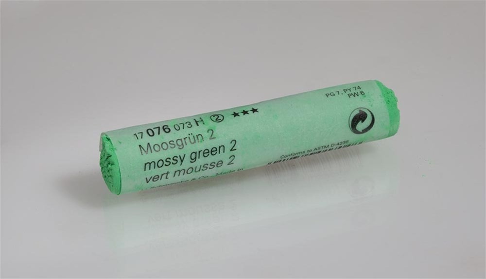 Schmincke Artist Soft Pastel Boya 076 H Mossy Green 2