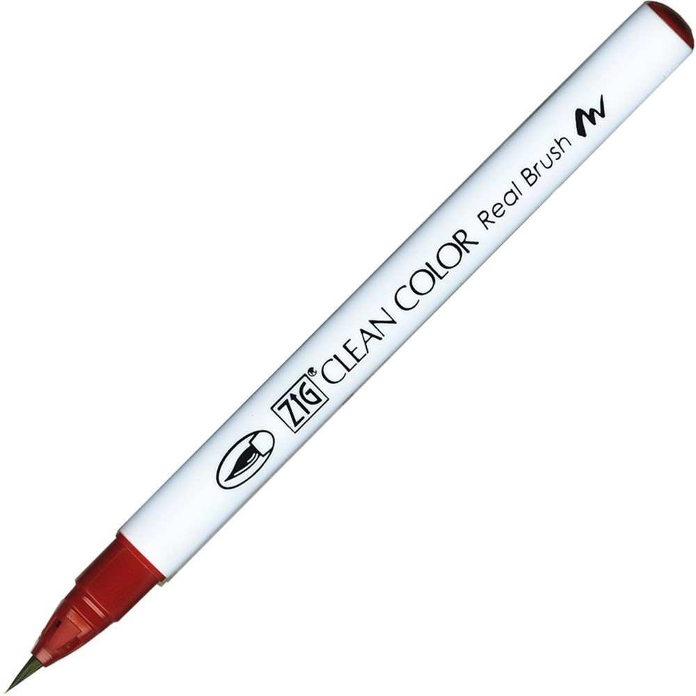 Zig Clean Color Real Brush Fırça Uçlu Marker Kalem 260 Deep Red