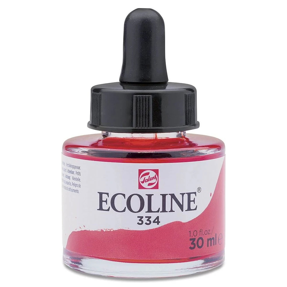 Talens Ecoline Sıvı Sulu Boya 30 ml 334 Scarlet