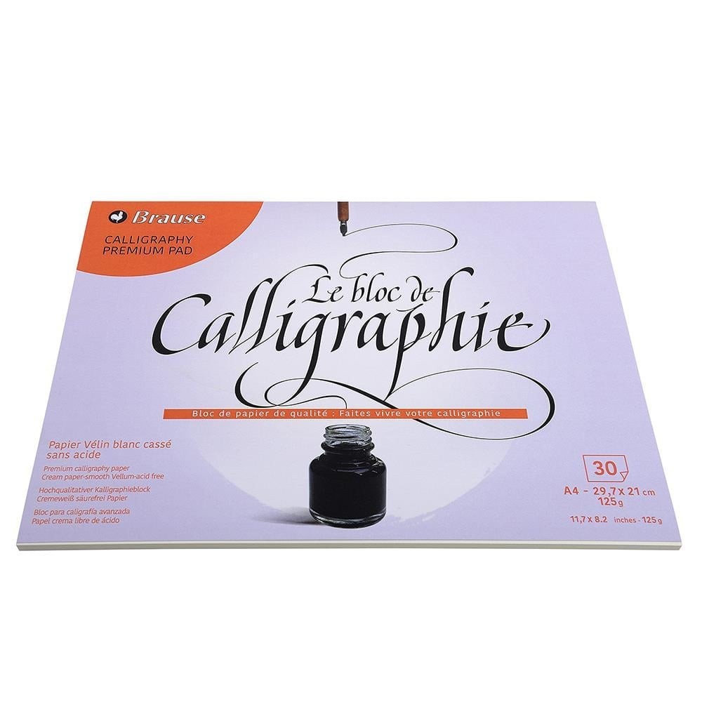 Brause Calligraphy Permium Pad 125 gr A4 30 Yaprak