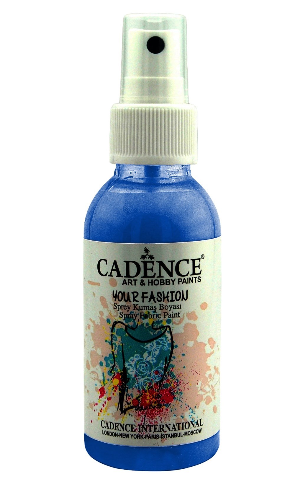 Cadence Sprey Kumaş Boyası 100 ml Sea Blue 1109