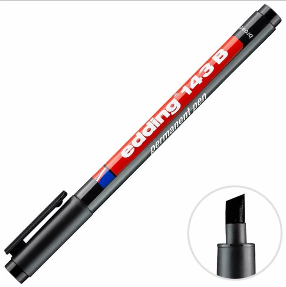 Edding 143-01 B Asetat Kalemi Kırmızı