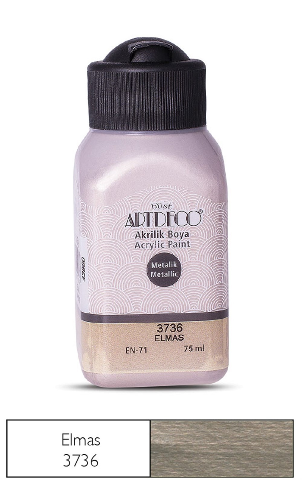 Artdeco Metalik Akrilik Boya 75 ml 3736 Elmas