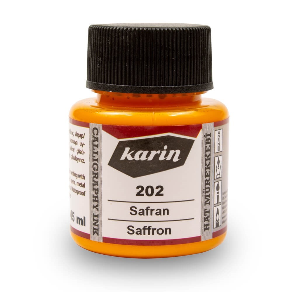 Karin Hat Mürekkebi 202 Safran 45 ml